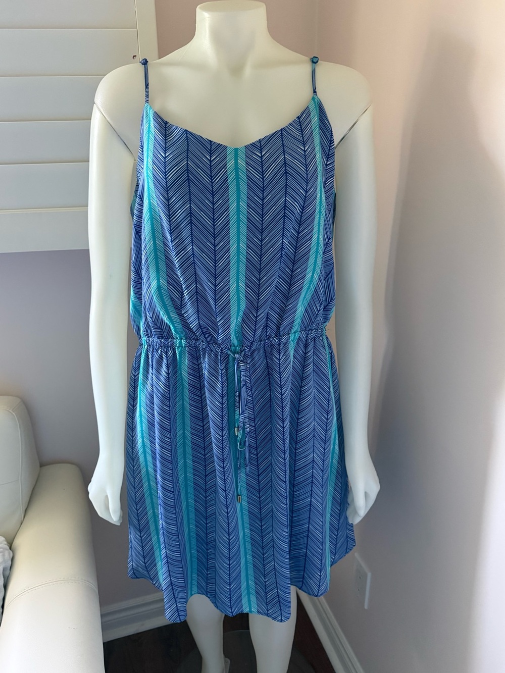 Apt 9 tie front slip dress, XL
